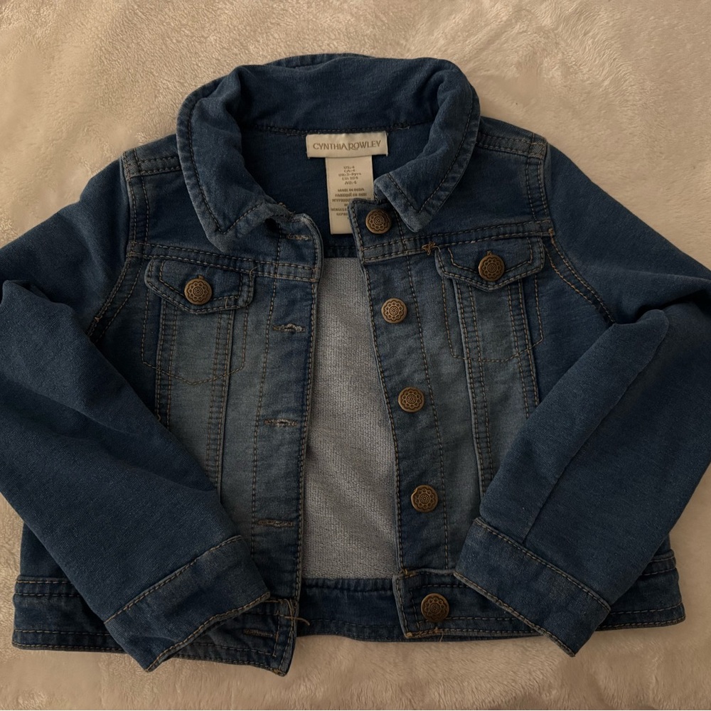 Cynthia Rowley Blue Denim Kids Jacket